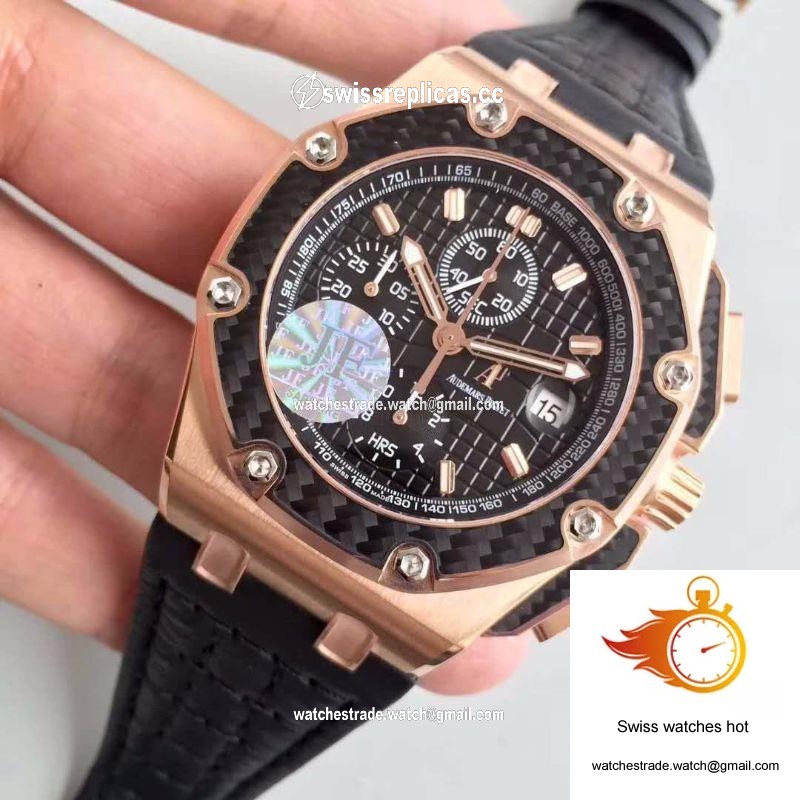 Audemars Piguet Royal Oak Offshore Juan Pablo Montoya 26030RO.00.D001IN.01 JF Factory V2 Black Dial 3