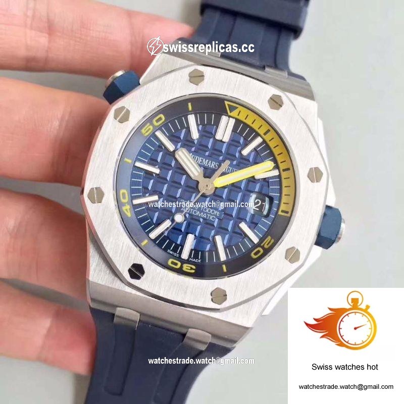 Audemars Piguet Royal Oak Offshore Diver 15710ST.OO.A027CA.01 JF Factory V8 Blue Dial 3