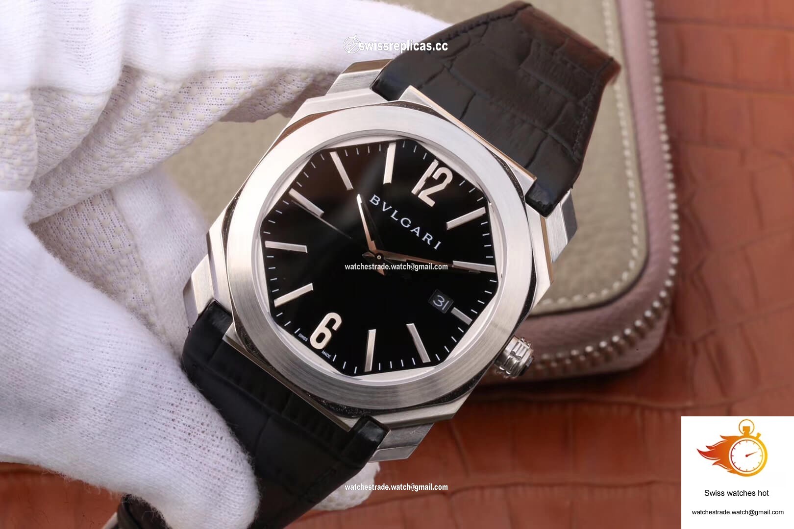 Bvlgari Octo 101964 BGO41BSLD Stainless Steel Bezel 3
