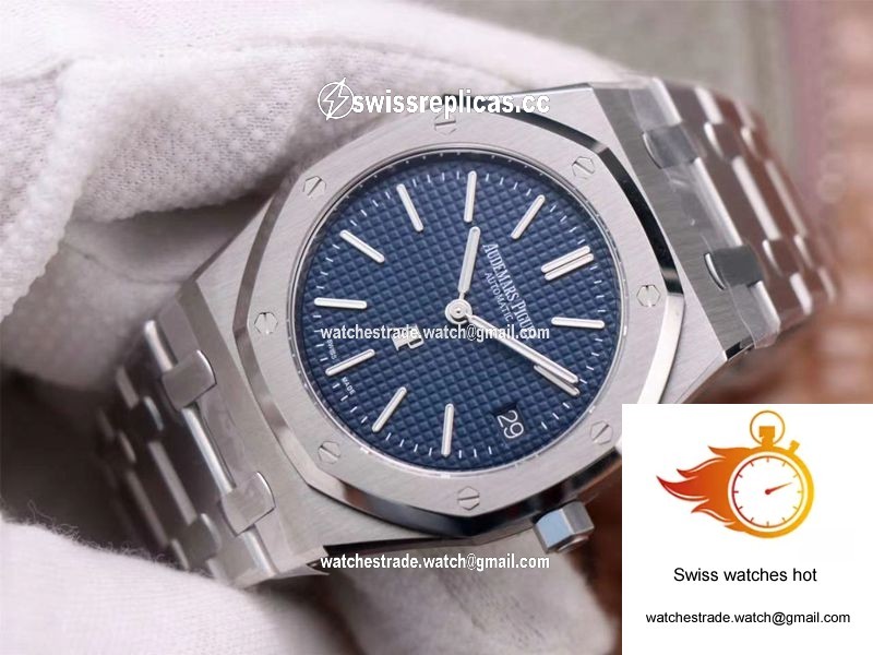 Audemars Piguet Royal Oak Jumbo Extra-Thin 15202ST.OO.1240ST.01 ZF Factory Blue Dial 3