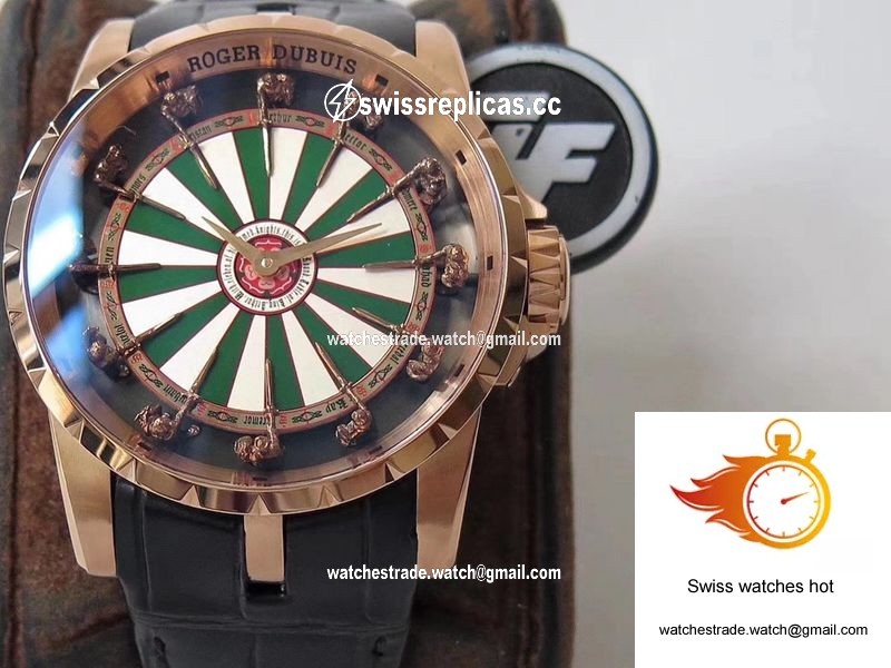 Roger Dubuis Excalibur RDDBEX0398 Knights of the Round Table II ZF Factory Rose Gold 3