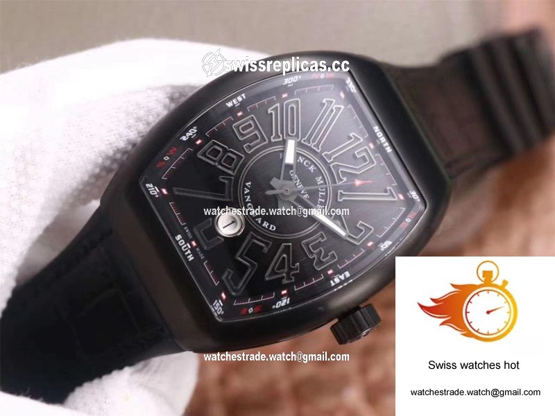 Franck Muller Vanguard V 45 SC DT TT NR BR TT ZF Factory Black Dial 3