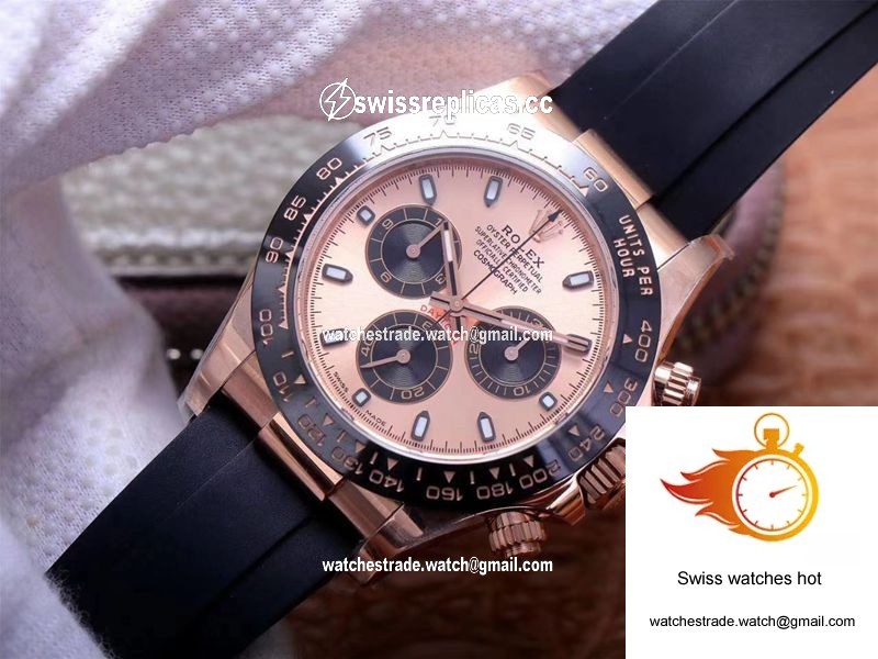Rolex Daytona M116515LN-0021 Noob Factory Pink Dial 4130 Movement 3