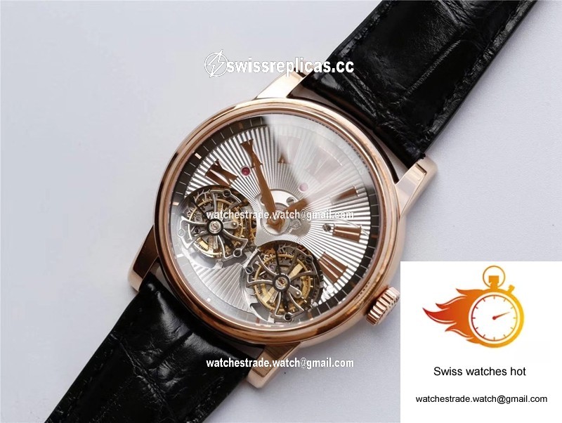Roger Dubuis Hommage RDDBHO0562 Double Flying tourbillon JB Factory Silver Dial 3