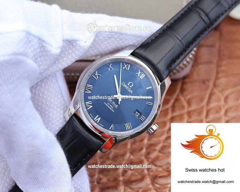 Omega De Ville 431.13.41.21.03.001 VS Factory Blue Dial 3