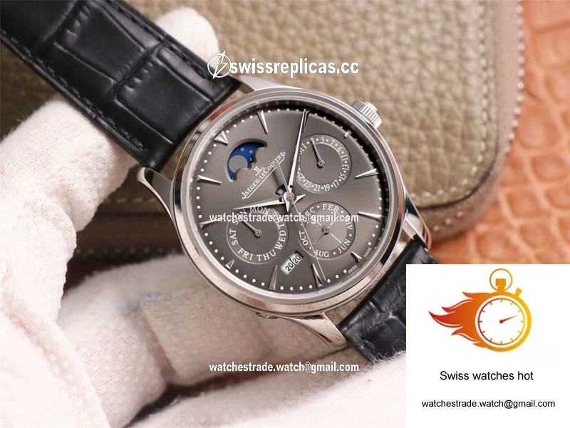Jaeger-LeCoultre Master Ultra Thin Moon Perpetual Calendar 130354J V9 Factory Gray Dial 3