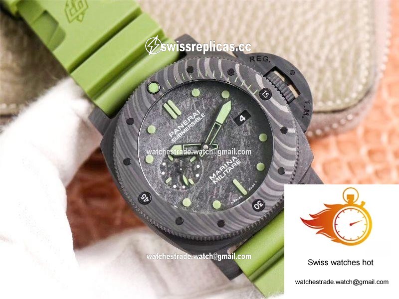 VS Factory Panerai Submersible Marina Militare Carbotech 47MM PAM00961 3