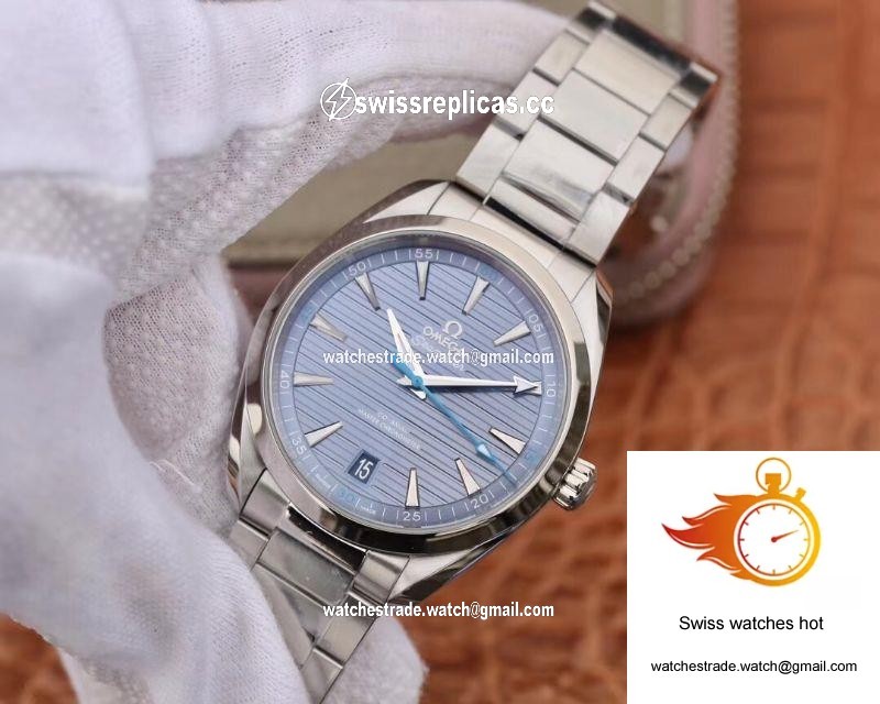 Omega Seamaster Aqua Terra 150M 220.10.41.21.03.002 VS Factory Blue Dial 3