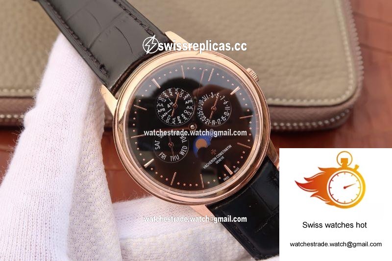 Vacheron Constantin Patrimony Perpetual Calendar 43175/000R-B343 Black Dial 3