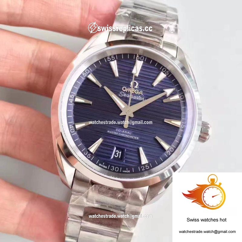 Omega Seamaster Aqua Terra 150M Co-Axial Master 220.10.41.21.03.001 VS Factory Deep Blue Dial 3