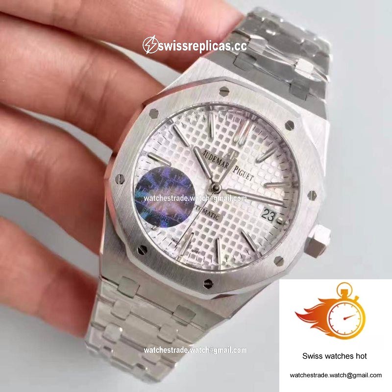 Audemars Piguet Royal Oak 15400 Silver Dial JF Factory V5 3
