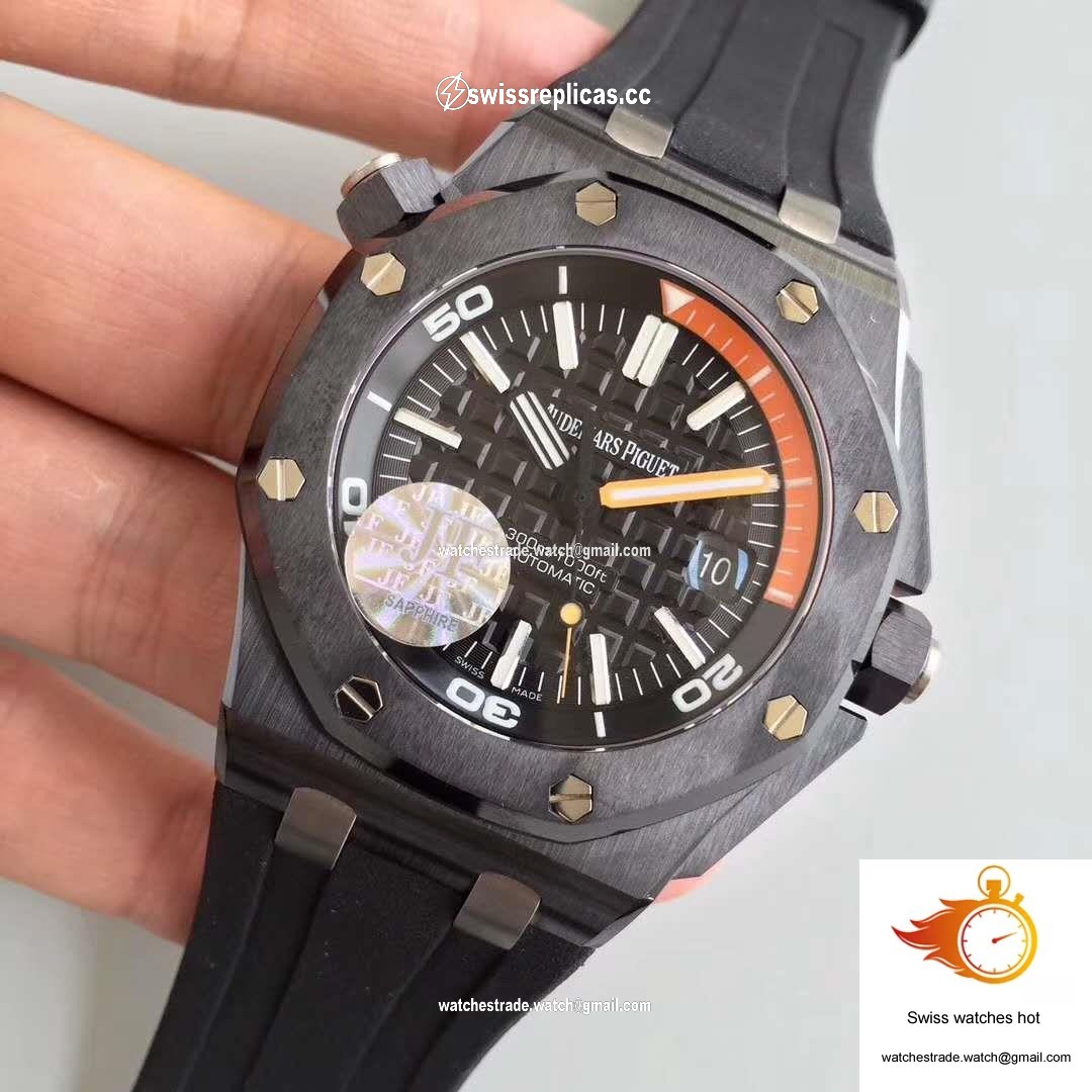 Audemars Piguet Royal Oak Offshore Diver 15707CE.OO.A002CA.01 JF Factory V5 Black Dial 3