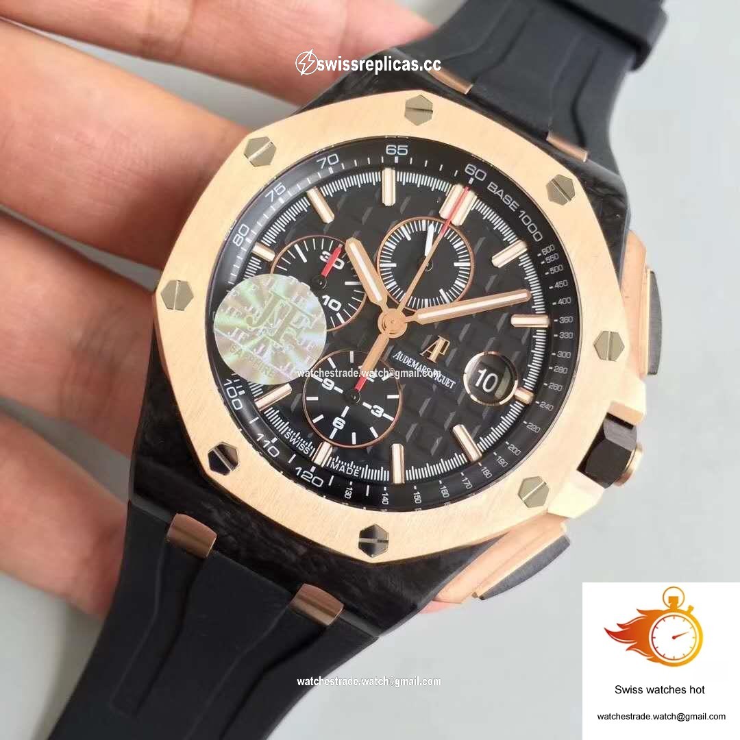 Audemars Piguet Royal Oak Offshore QE2 Cup 2016 26406FR.OO.A002CA.01 JF Factory V5 Black Dial 3