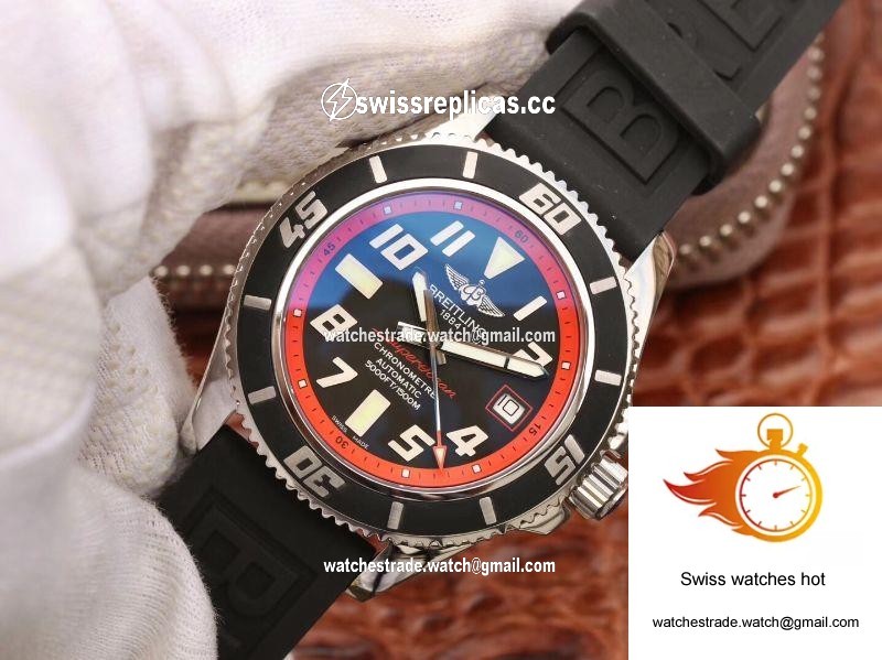 Breitling Superocean 42 Abyss Red A1736402/BA31BKRD ZF Factory Black Dial 3