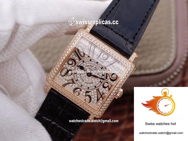 Franck Muller Master Square Ladies 6002 M QZ D GF Factory Diamond Dial 3