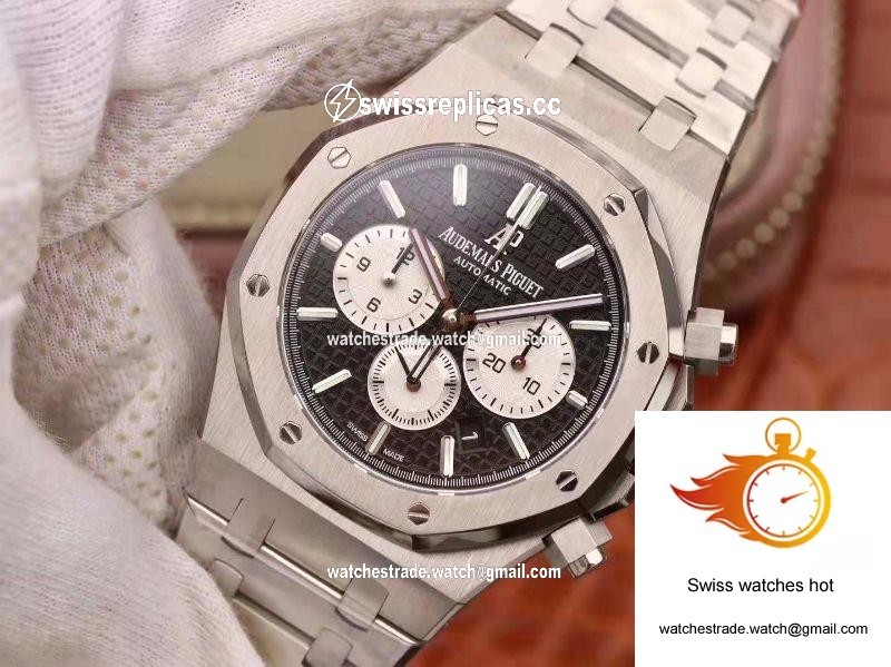 Audemars Piguet Royal Oak Chronograph 26331 OM Factory Black Dial 3