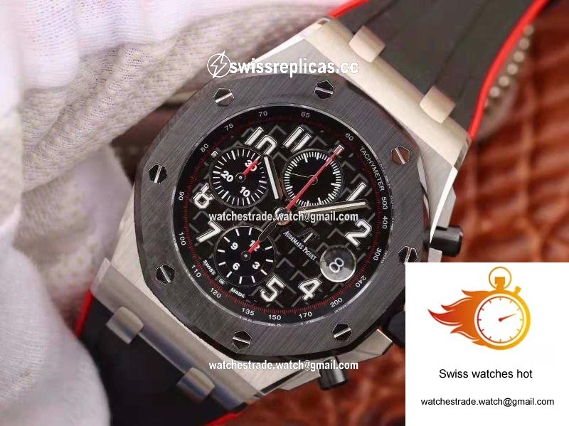 Audemars Piguet Royal Oak Offshore Chronograph Edition Dark Knight 26470 JF Factory V2 Black Dial 3