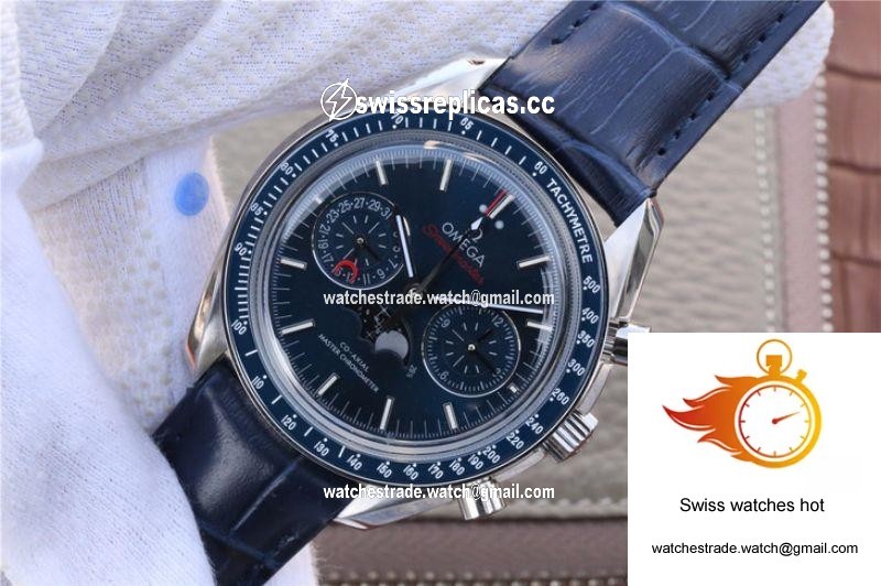 Omega Speedmaster 44.25MM 304.33.44.52.03.001 BF Factory Blue Dial 3