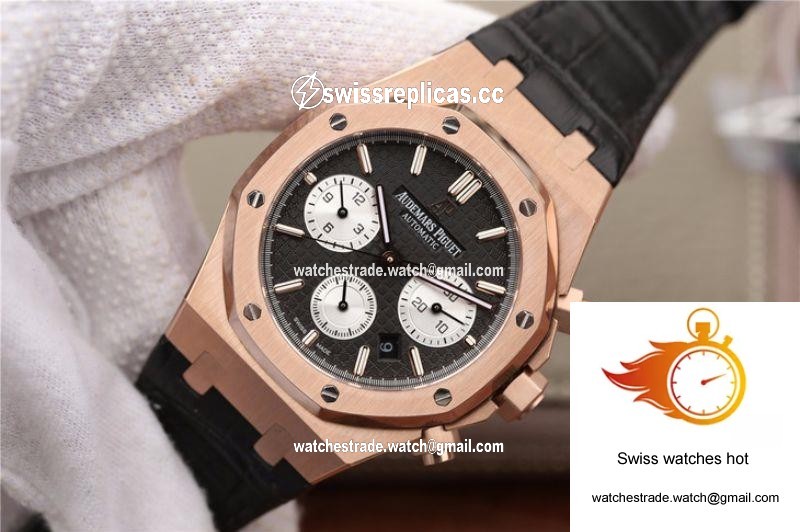 Audemars Piguet Royal Oak Chronograph 26331OR.OO.1220OR OM Factory Black Dial 3