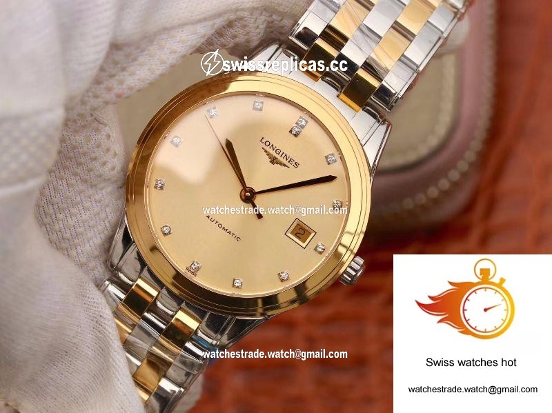 Longines Flagship L4.874.3.37.7 YC Factory Gold Dial 3