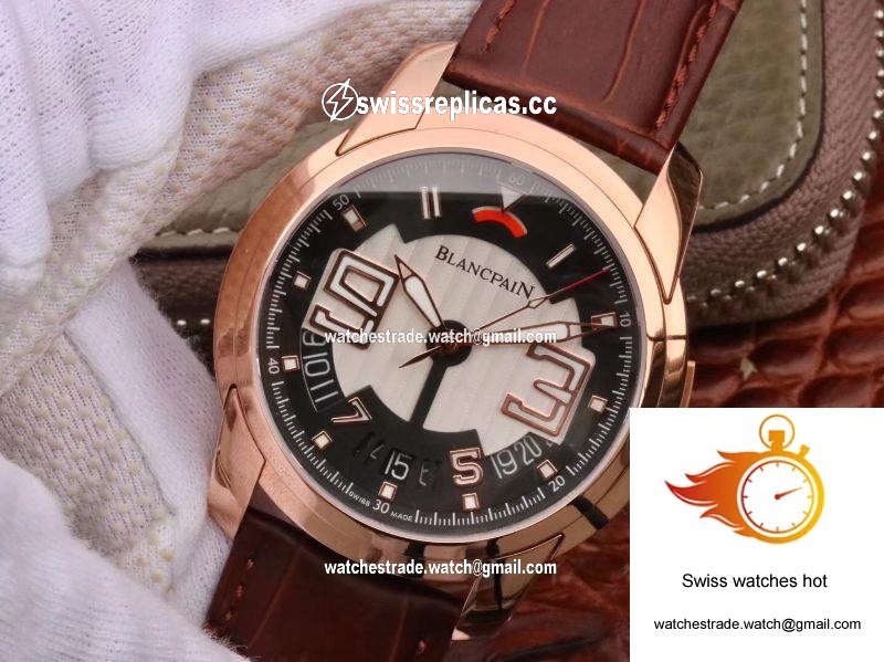 Blancpain L-EVOLUTION 8805-1134-53B Rose Gold Case Black Dial 3