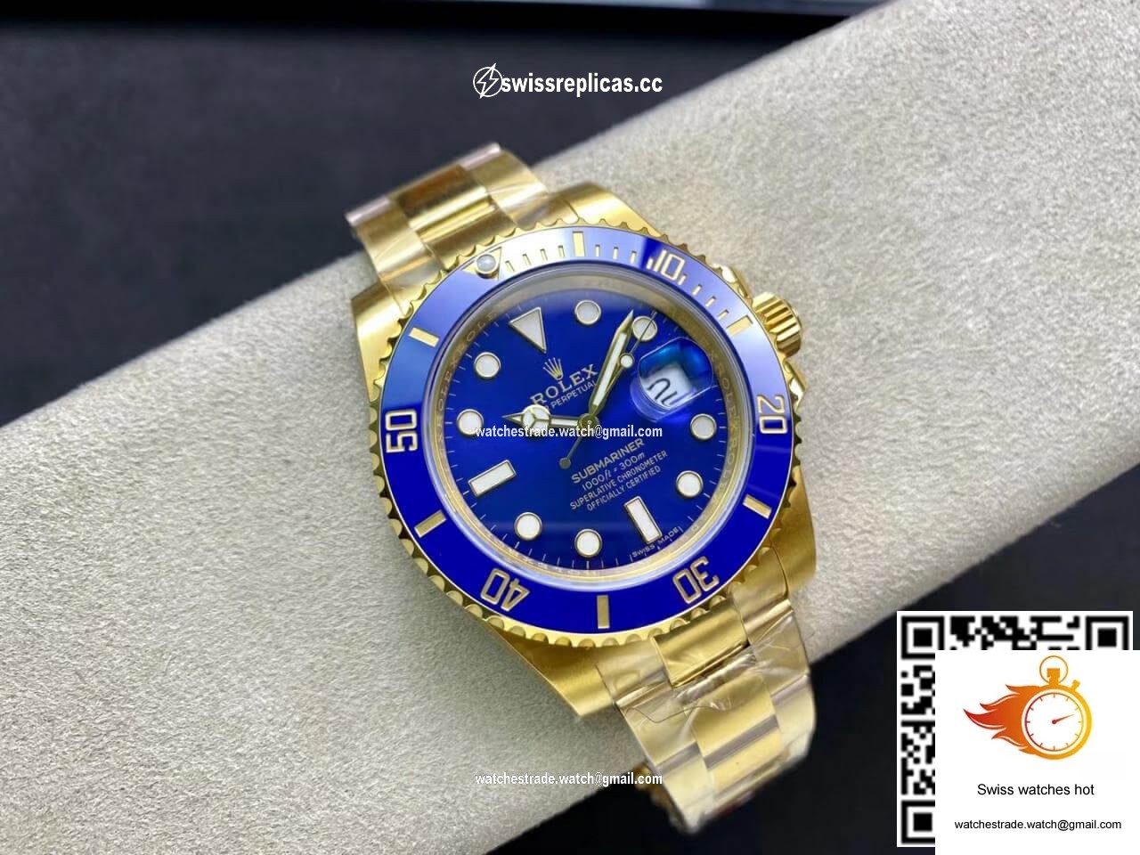 Rolex Submariner M116618LB-0003 VS Factory Yellow Gold 4