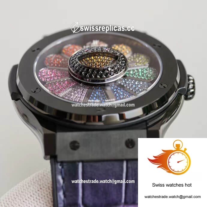 Hublot Classic Fusion Takashi Murakami 507.CX.9000.RX.TAK21 Sunflower Colored Dial 4