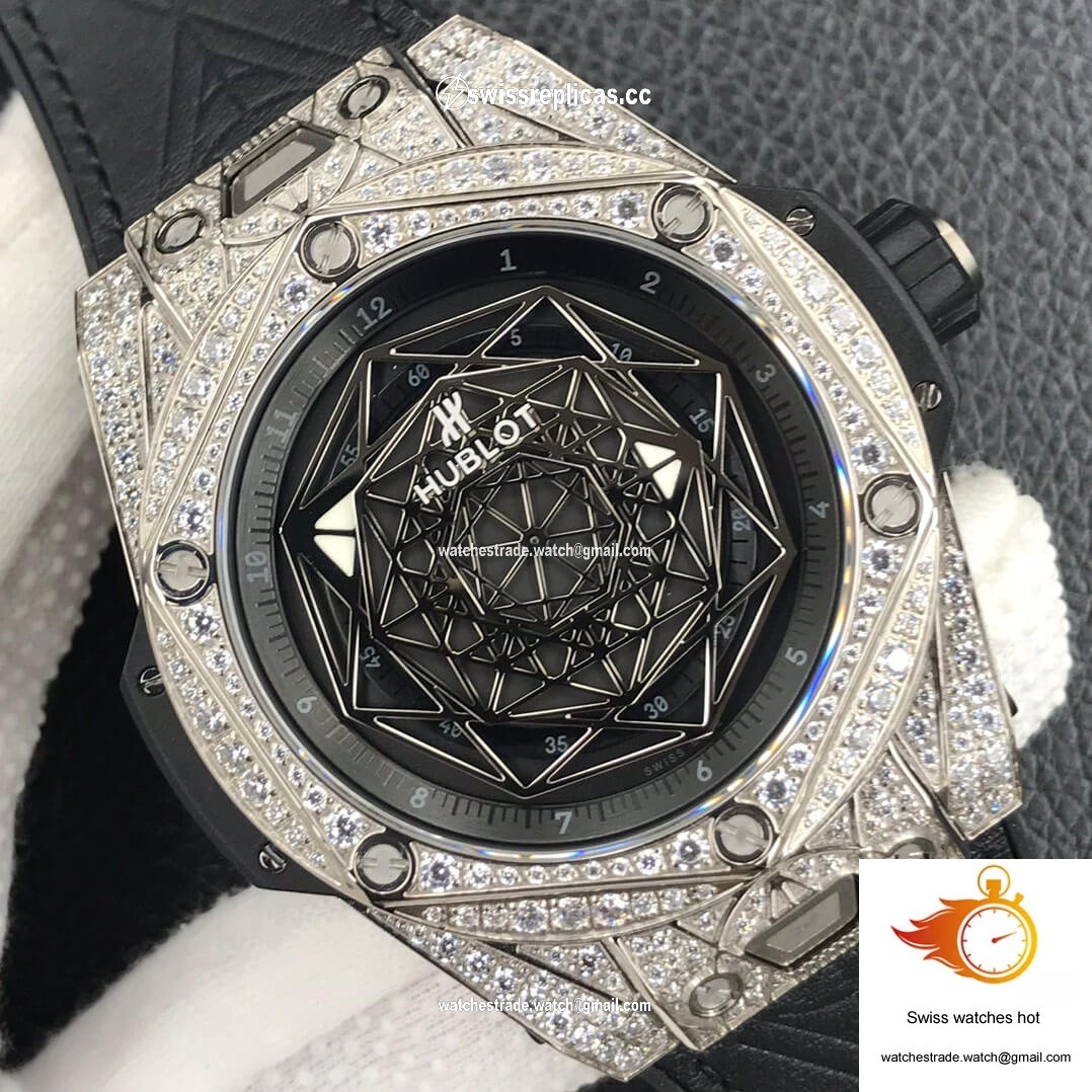 Hublot Big Bang 415.NX.1112.VR.1704.MXM17 WWF Factory Black Dial 4