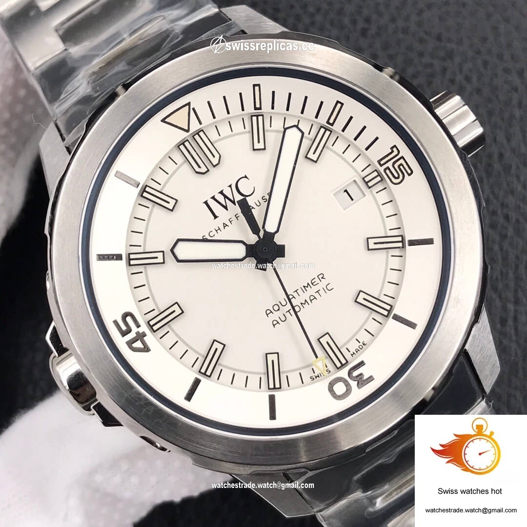 IWC Aquatimer IW329004 V6 Factory Silver White Dial 4
