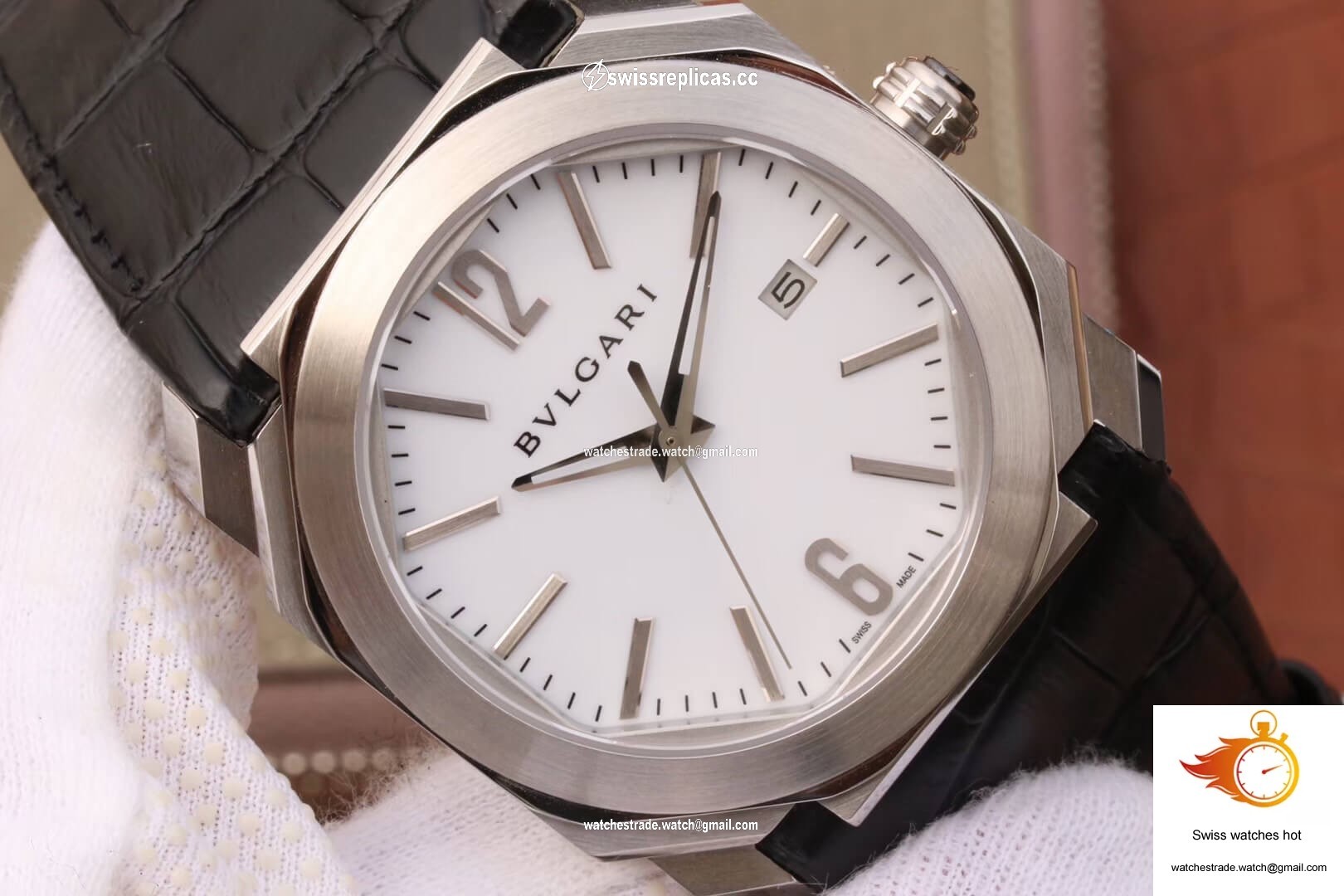 Bvlgari Octo 102779 OC41C6SLD White Dial 4