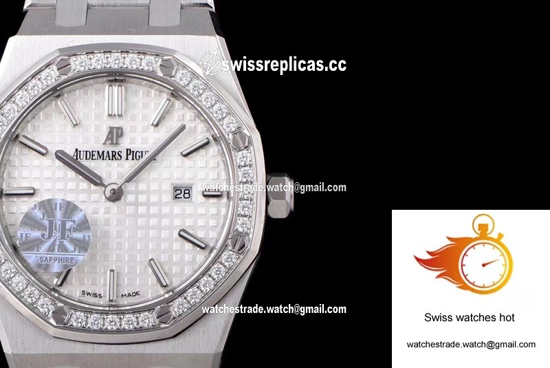 Audemars Piguet Royal Oak Quartz 67651ST.ZZ.1261ST.01 JF Factory White Dial 4
