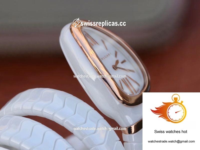 Bvlgari Serpenti Spiga Watch 102886 BV Factory Rose Gold No Diamond 4
