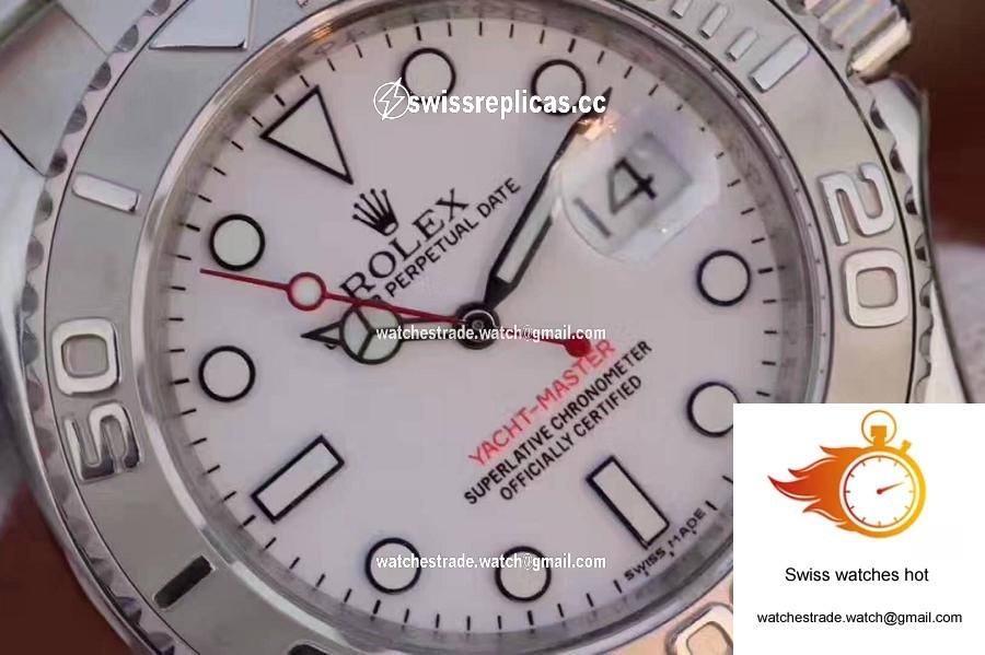 Rolex Yacht Master 116622 40mm EW Factory White Dial 4