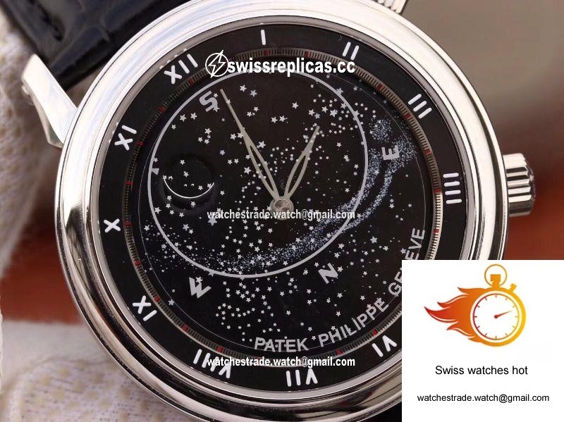 Patek Philippe Grand Complications Sky Moon Celestial 5102G Black Dial TW Factory 4