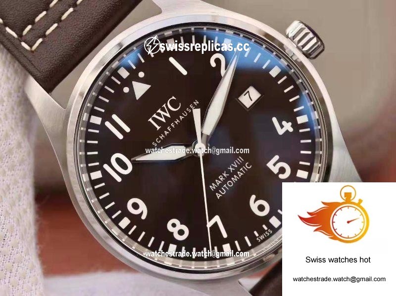 IWC Pilot Mark XVIII Antoine De Saint Exepury IW327003 MKS Factory Brown Dial 4