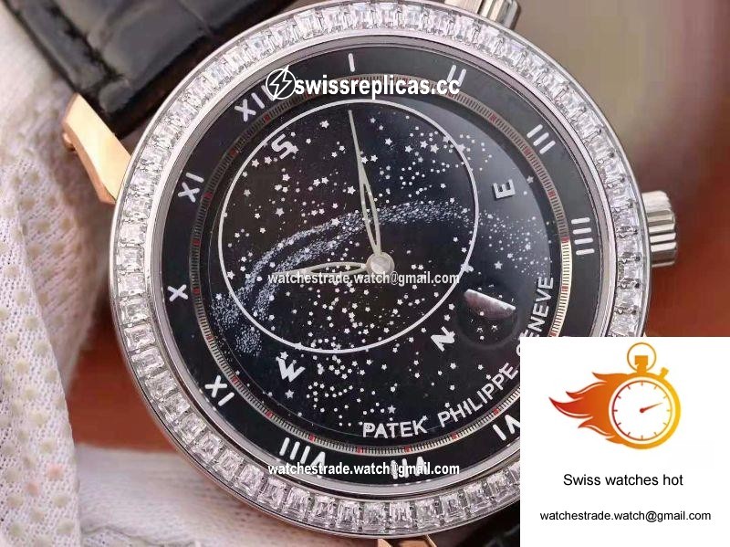Patek Philippe Grand Complications Sky Moon Celestial 5102PR TW Factory Black Dial 4