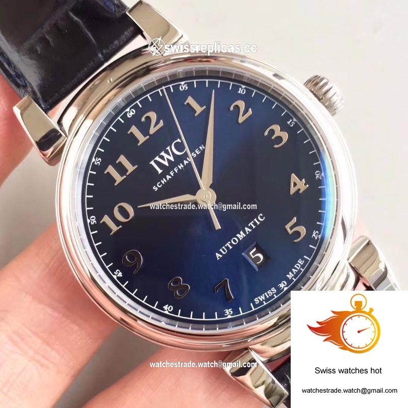 IWC Da Vinci Automatic IW356605 MKS Factory Blue Dial 4