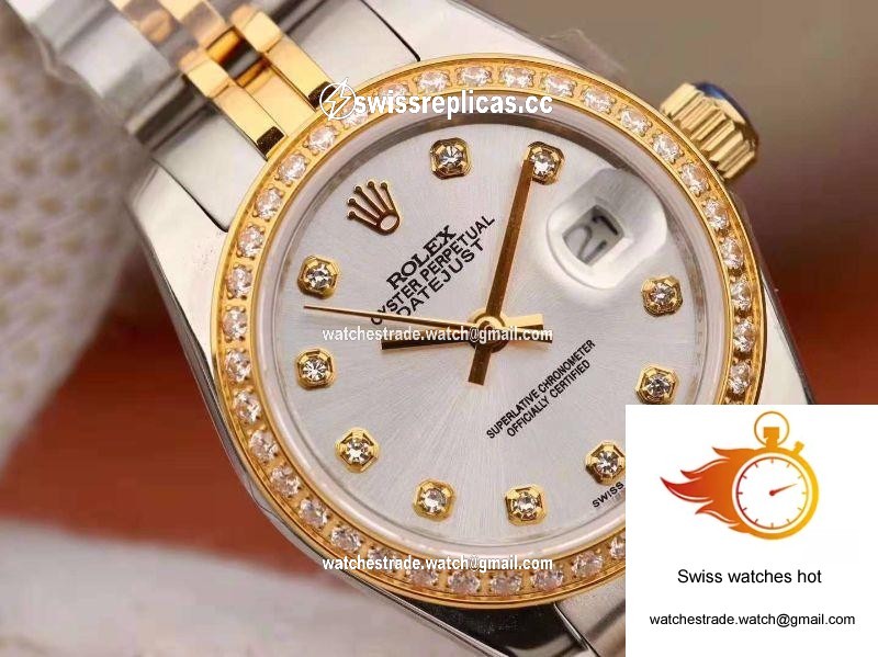Rolex Lady Datejust 18K Yellow Gold 28MM Silver Dial 4