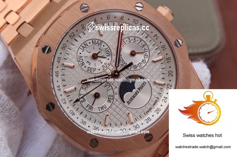 Audemars Piguet Royal Oak 41MM 26574OR.OO.1220OR.01 JF Factory White Dial 4
