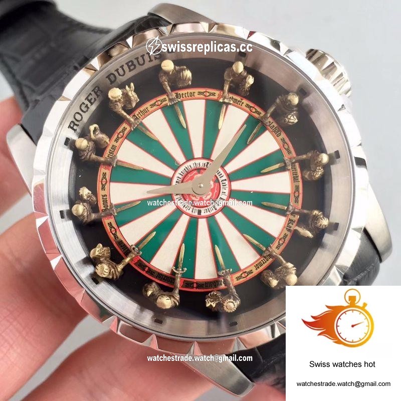 Roger Dubuis Excalibur RDDBEX0398 Green White Table Dial 4