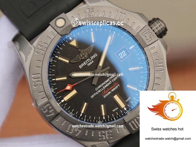 Breitling Avenger Blackbird 44mm V17311101B1W1 GF Factory V4 Black Dial 4