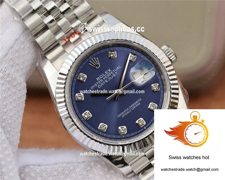 Rolex Datejust M126234-0037 GM Factory Blue Dial 4