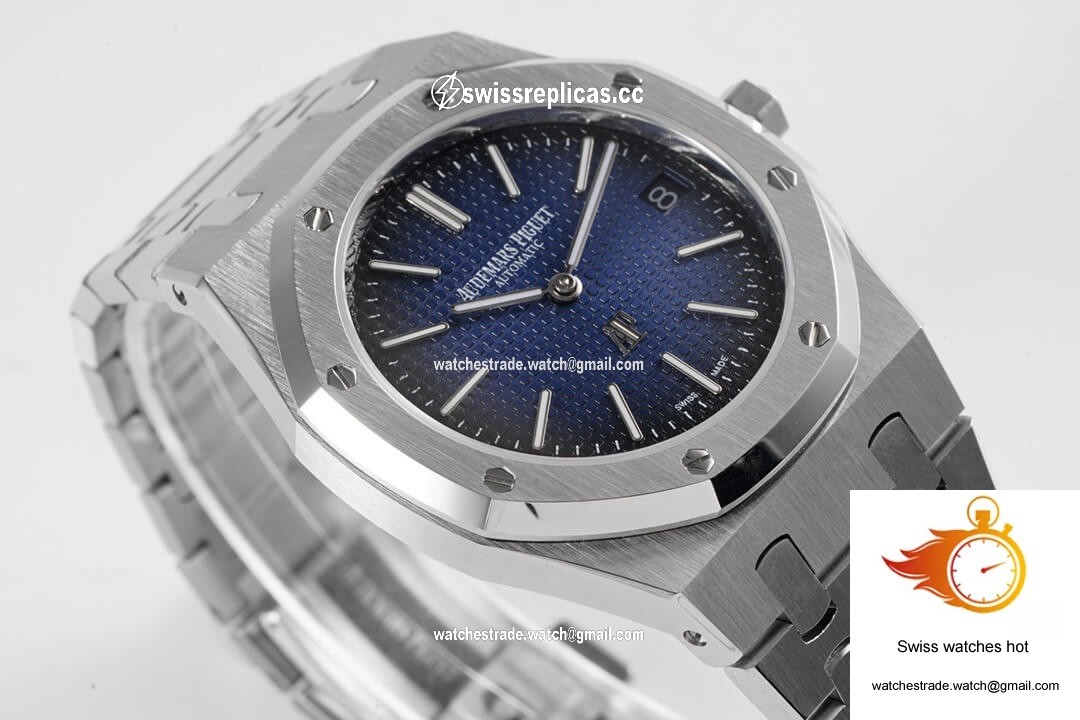 Audemars Piguet Royal Oak 15202IP.OO.1240IP.01 KZ Factory Smoky Blue Dial 4