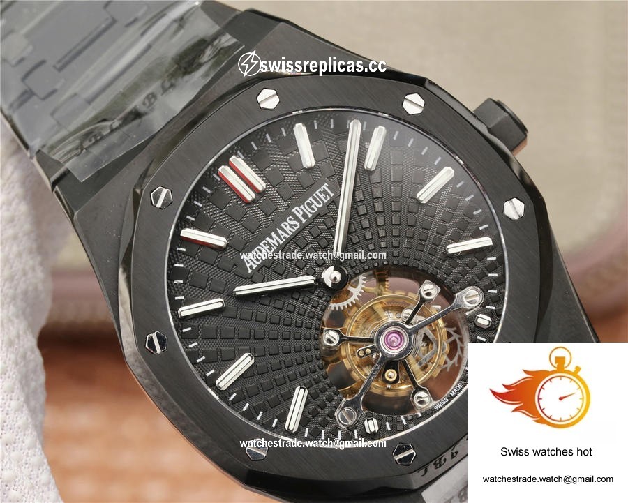 Audemars Piguet Royal Oak Tourbillon Extra Thin 26522CE.OO.1225CE.01 R8 Factory Black Dial 4