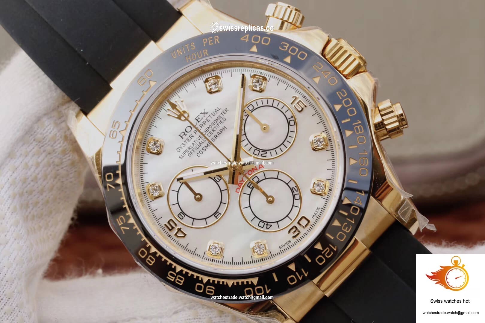 Rolex Daytona Cosmograph M116518ln-0037 JH Factory V6 Diamond Dial 4