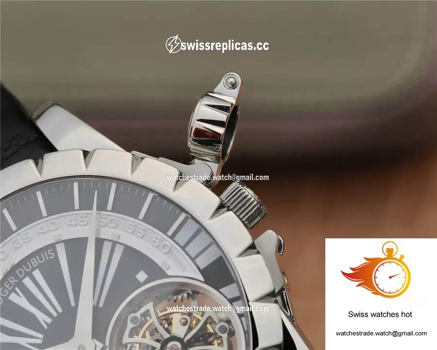 Roger Dubuis Excalibur RDDBEX0291 JB Factory Tourbillon Black Dial 4