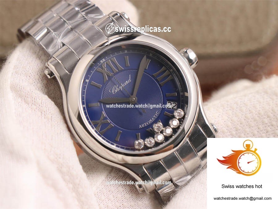Chopard Happy Sport 278559-3009 YF Factory Blue Dial 4