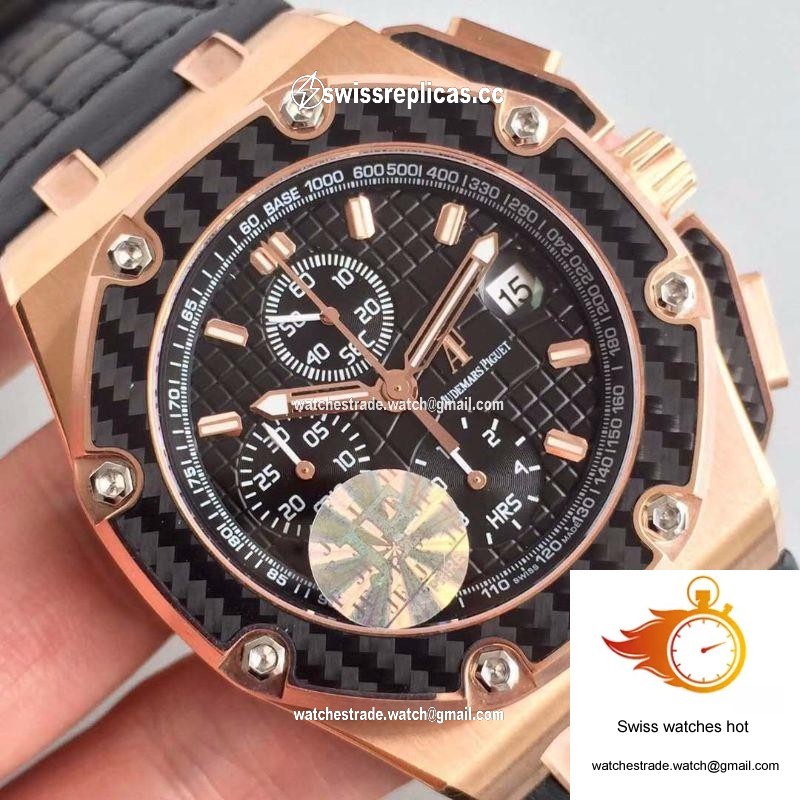 Audemars Piguet Royal Oak Offshore Juan Pablo Montoya 26030RO.00.D001IN.01 JF Factory V2 Black Dial 4