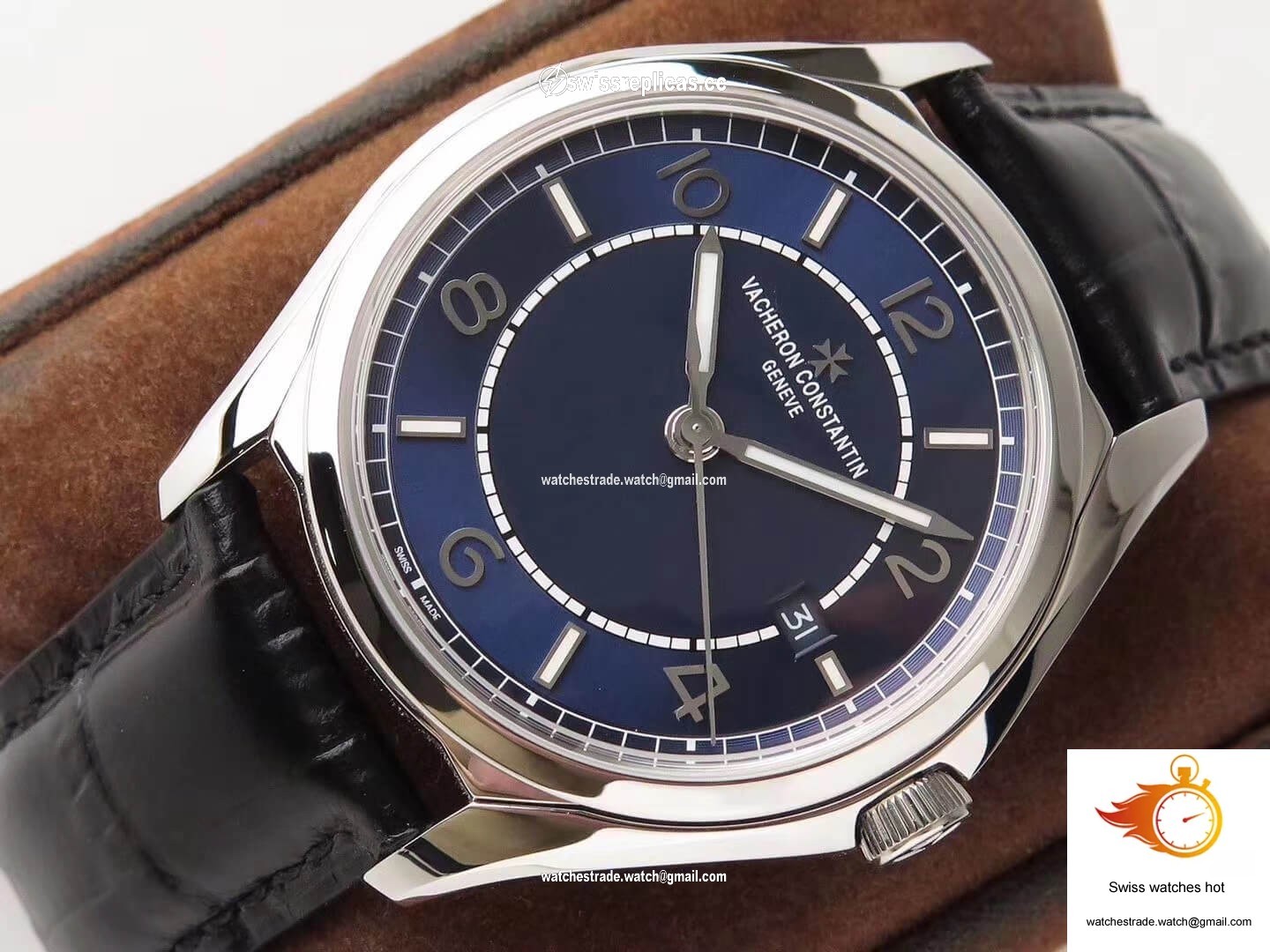 Vacheron Constantin Fiftysix 4600E/000A-B487 ZF Factory Blue Dial 4