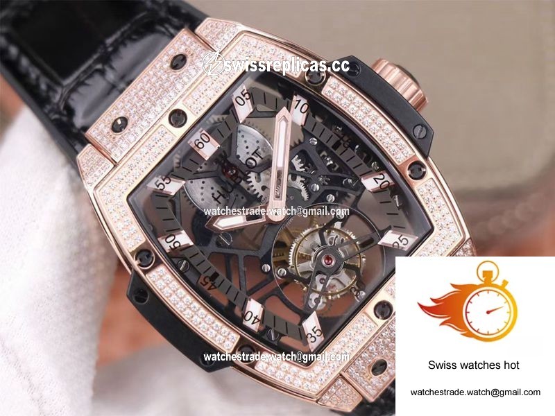 Hublot Masterpiece Tourbillon 906.OX.0123.VR.AES13 JB Factory Rose Gold Diamond 4